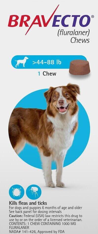 Bravetco - best flea medicine for dogs - best tick medicine for dogs (2)